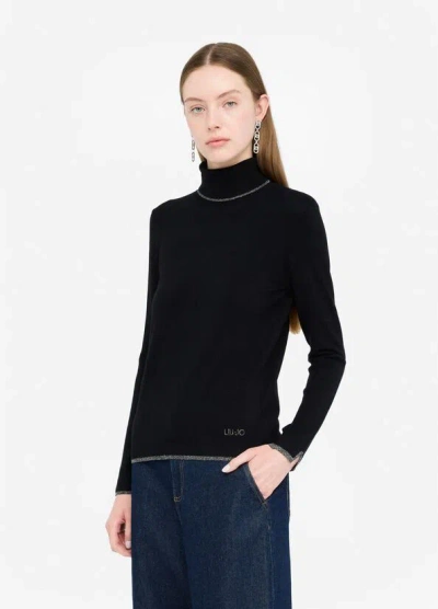 Liu •jo Women's Knitwear Liu Jo Mf5229 Ms49i 22222 In Black