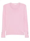 Liu •jo Women's Knitwear Liu Jo Wf4574 Ms49i 432 In Pink