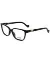 Liu •jo Liu Jo Women's Lj2619 001 51mm Optical Frames In Black