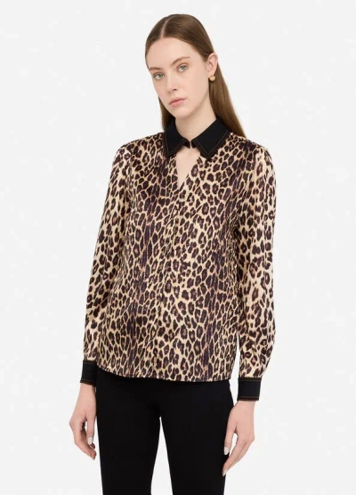 Liu •jo Women's Shirts Liu Jo Uf5210 T082a 87473 In Brown