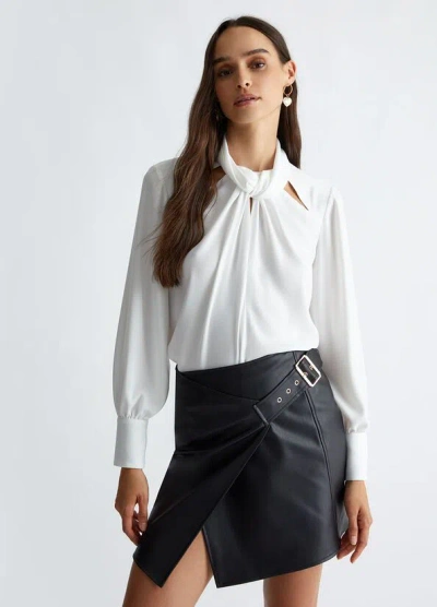 Liu •jo Women's Shirts Liu Jo Wf4470 T4241 10701 In White