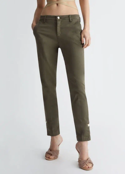 Liu •jo Women's Trousers Liu Jo Ma4270 T9257 X0542 In Green