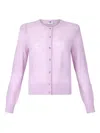 Liu •jo Wool And Alpaca Cardigan In Pink