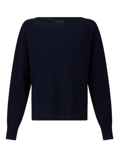 Liu •jo Wool And Cashmere Sweater In Blue