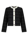 Liu •jo Wool Blend Jacket In Black