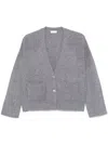 Liu •jo Wool Cardigan In Grey