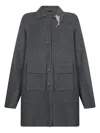 Liu •jo Wool Coat In Gray