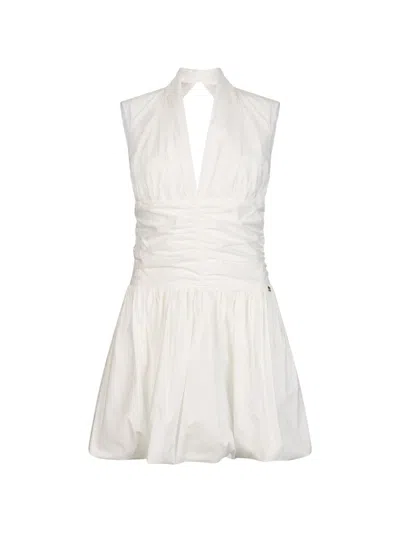 Liu •jo Liu Jo Wool White Silk Dress