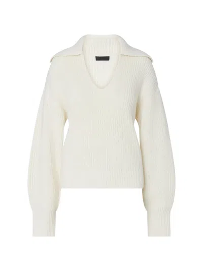 Liu •jo Wool-blend Sweater With Strings In Neutral