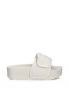 Liu •jo Woven Touch-strap Slides In White
