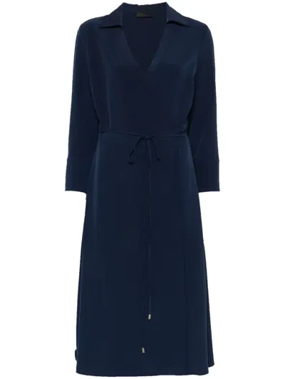 LIU •JO WRAP MIDI DRESS