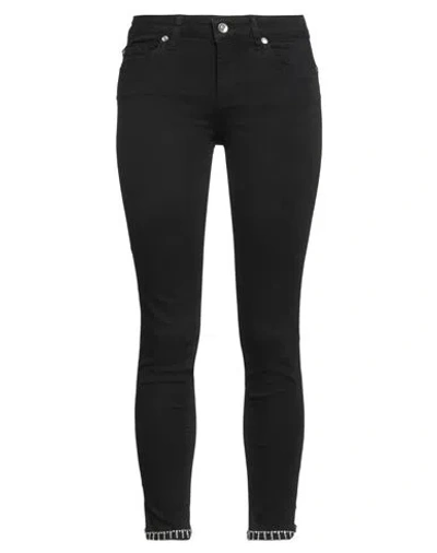 Liu •jo X Isko Woman Jeans Black Size 27w-28l Cotton, Modal, Polyester, Elastane