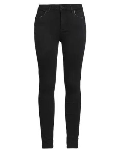 Liu •jo X Isko Woman Jeans Black Size 31w-30l Cotton, Modal, Polyester, Elastane