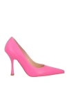 Liu •jo Leonie Hanne X  Woman Pumps Magenta Size 7 Soft Leather