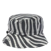 LIU •JO ZEBRA MOTIF BUCKET HAT