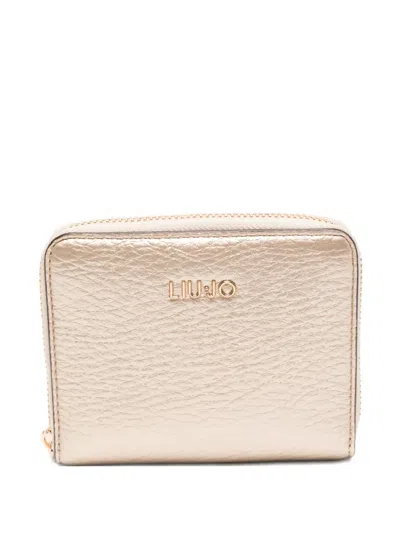 Liu •jo Zip-around Wallet In Neutral