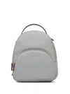 Liu •jo Zip Backpack In Gray