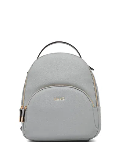 Liu •jo Zip Backpack In Gray