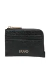 Liu •jo Zip Cardholder In Black