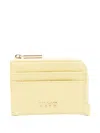 Liu •jo Zip Cardholder In Yellow