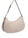 Liu •jo Zip-fastening Curved Shoulder Bag In Nude