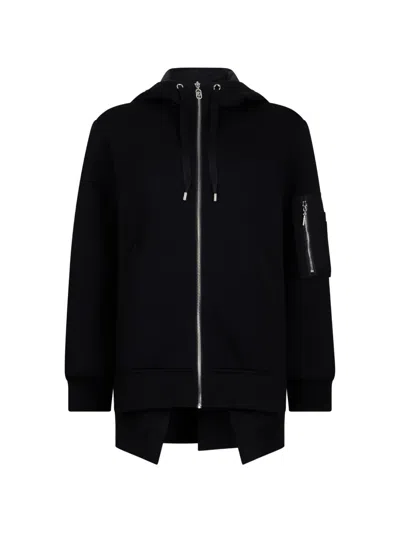 Liu •jo Zip-fastening Hooded Jacket In Black