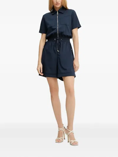 Liu •jo Zip-fastening Pocket Jumpsuit In Blue