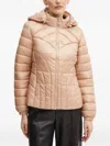 Liu •jo Zip-fastening Quilted Jacket In Neutral