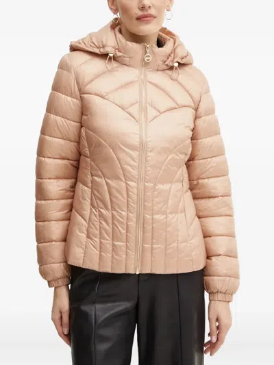 Liu •jo Zip-fastening Quilted Jacket In Neutral