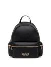 Liu •jo Zip-fastening Studded Backpack In Black