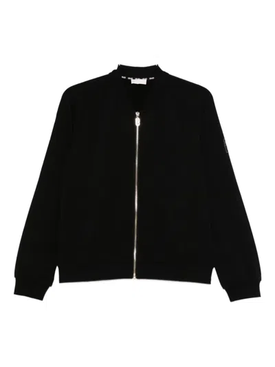 Liu •jo Zip-fastening Sweatshirt In Black