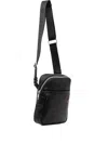 Liu •jo Zip Logo Messenger Bag In Black