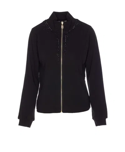 LIU •JO ZIP SWEATSHIRT