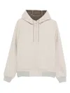 Liu •jo Zip-up Hooded Jacket In Neutral