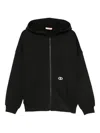 Liu •jo Zip-up Hoodie In Black