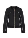 Liu •jo Zip-up Jacket In Black
