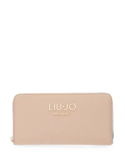 Liu •jo Zip Wallet In Nude
