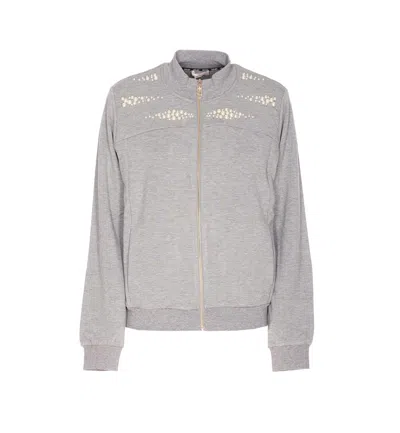 LIU •JO ZIPPED SWEATSHIRT
