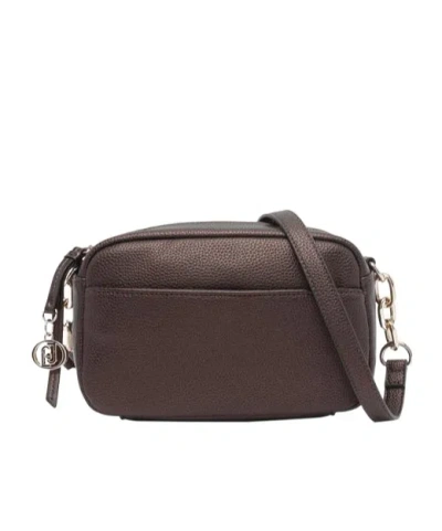 Liu •jo Zippered Shoulder Bag In Brown