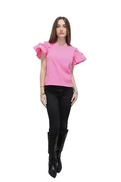 Liujo Liu.jo - 72619 T-shirt Orchid Pink Wa3157j7821 In Multi