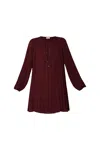 Liujo Liu.jo - 91718 Melanz Red Dress. Mf3399t0414 In Burgundy