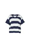 Liujo Liu.jo - D5174 Blue/ivory Jersey Ta4115ms36l In Blue