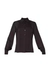Liujo Liu.jo - U9076 Black Shirt Logo Mf3312t3702 In Brown