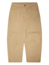 Liujo Beige Cotton Jeans  In Gold