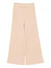 Liujo Beige Wide-leg Trousers  In Neutral