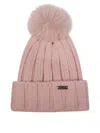 Liujo Berretto A Coste Con Pon Pon In Pink