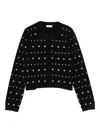Liujo Black Cardigan With Rhinestones