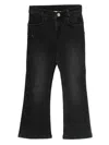 Liujo Black Jeans With Rhinestone Applications  In Black