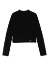 Liujo Black Long-sleeved Shirt  In Black