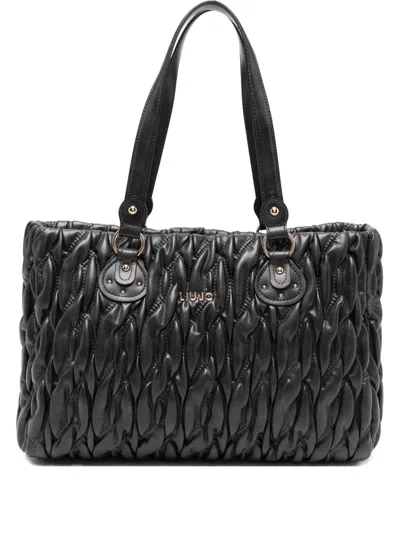 Liujo Black Pleated Bag